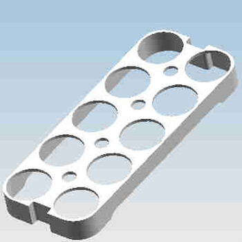 冰箱塑料鸡蛋盒注塑模具设计