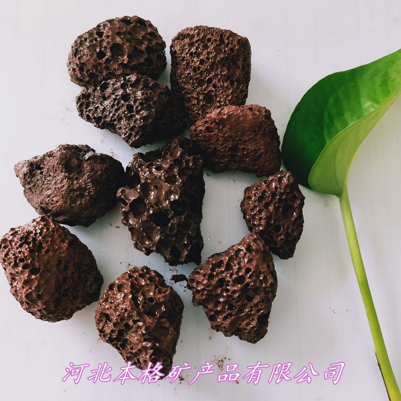 本格供应火山石多肉植物兰花用火山岩多空隙透气透水3-5MM25公斤