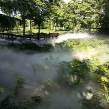 人工喷雾降尘降温造景消毒装置