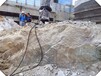 滁州分石頭機器劈裂棒液壓撐石機現貨價格