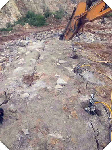 温州矿山开采裂石器液压分裂棒液压劈裂机厂商