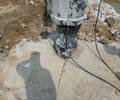 潮州地基改造破石头挖机带动劈裂机