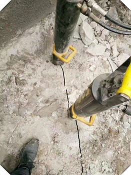昭通巷道洞采掘開裂巖石巖石劈裂機