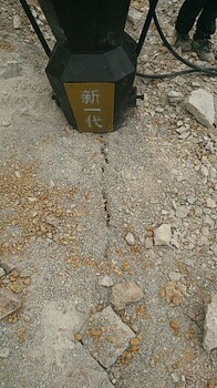 陜西挖機炮錘打不動柱塞式大劈裂柱
