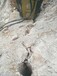 柳州采石场破硬石头的机器岩石劈裂机