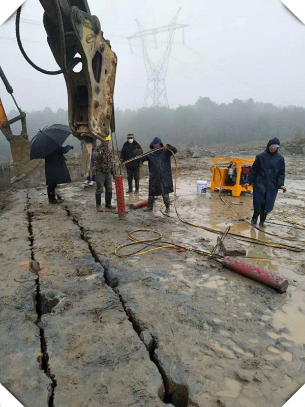 湖南南岳区坚硬石头混凝土破裂设备