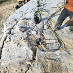 土石方开挖岩石分裂石器液压柱塞式劈裂棒