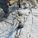 大型液压劈裂棒电杆基础埋挖岩石电动型液压劈裂棒