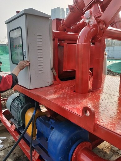 天津新型环保泥浆分离系统桩基泥浆分离器打桩冲击钻