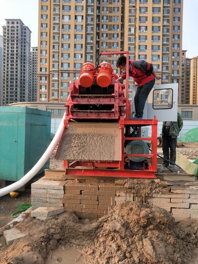 桩基施工泥浆处理WZ-50泥浆分离器河道泥浆脱水机