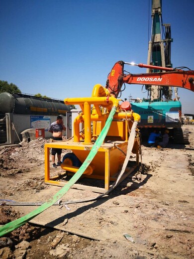 沧州桥梁桩基工程泥浆处理循环钻孔泥浆处理器节约水资源
