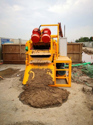 泥浆除砂机盾构施工泥浆净化回收设备海南
