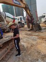 圓盤巖石鋸?fù)跈C(jī)改裝鷹潭施工視頻