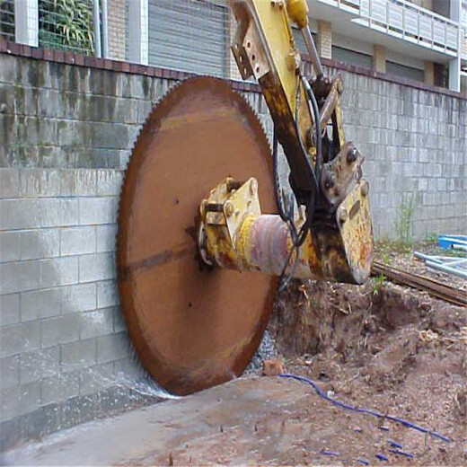 揭阳市二手板材切割岩石锯挖掘机驱动岩石锯质保三年