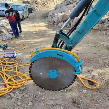安慶天然氣管道切割挖機鋸?fù)跈C鋸巖石鋸型號種類