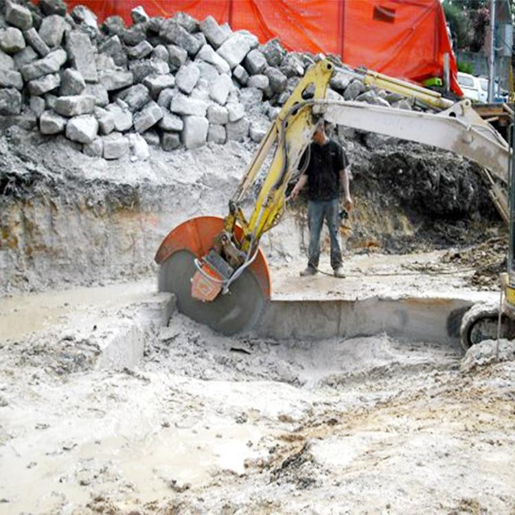 湖南省全新小挖岩石锯 挖掘机驱动岩石锯