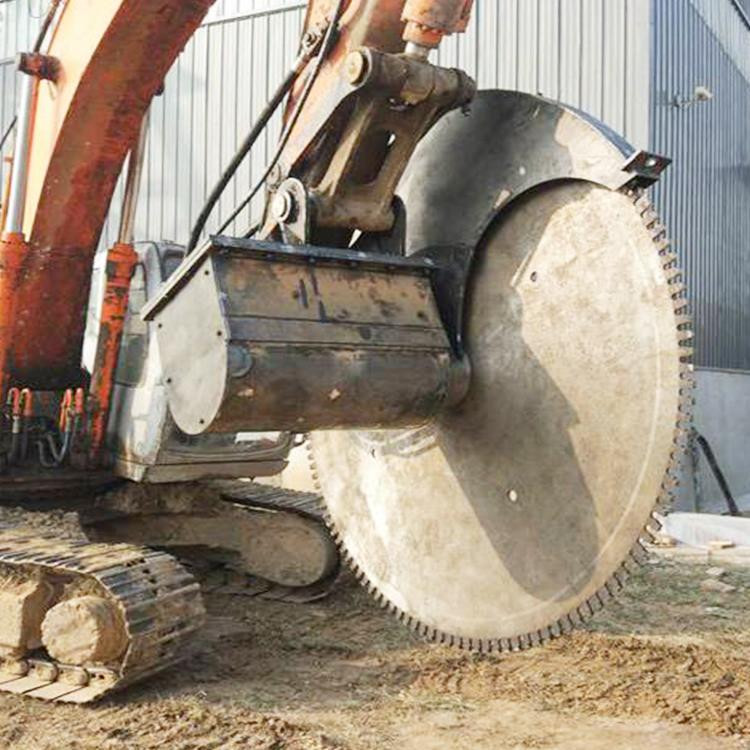 吐鲁番全新锯切机 挖掘机驱动岩石锯切割效果