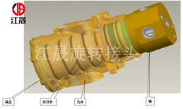 液压油动作用旋转接头桩机旋转接头工程机械旋转接头图片5