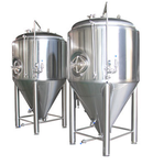 方联不锈钢容器设备果酒饮料生产设备500L不锈钢发酵罐304移动罐