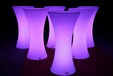 户外酒吧party专用LED发光家具，发光吧台、吧桌、吧凳租赁