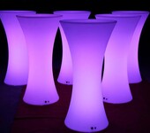 户外酒吧party专用LED发光家具，发光吧台、吧桌、吧凳租赁