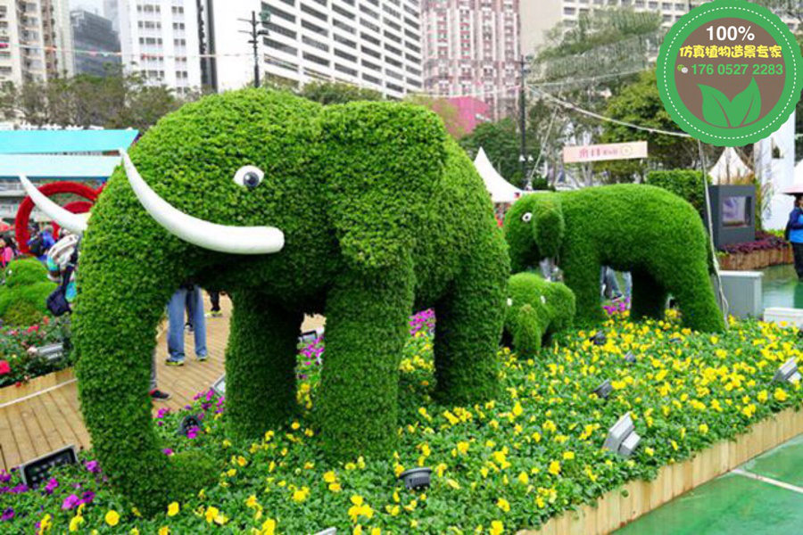 铁山港仿真植物绿雕设计公司