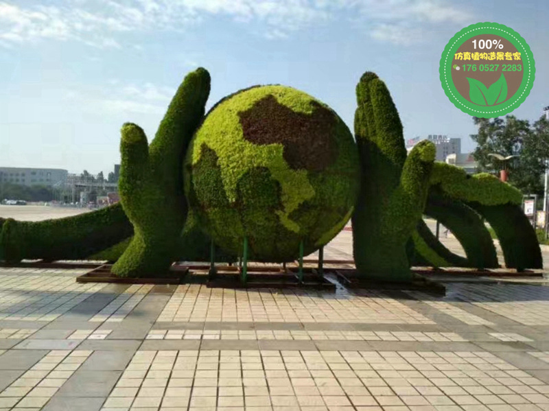 海口仿真绿雕植物墙制作哪里找