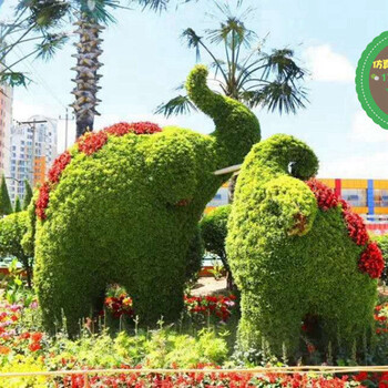 額濟納旗仿真綠雕植物墻價格