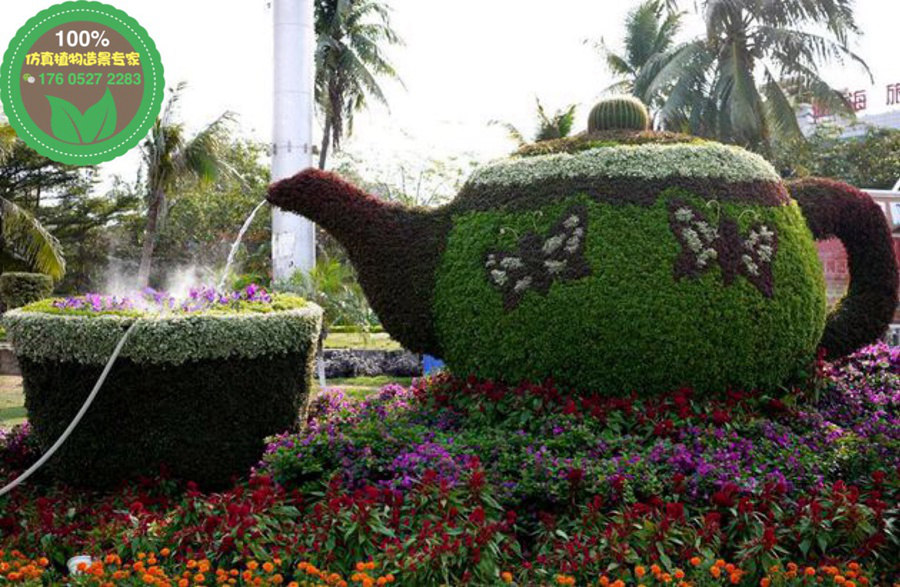 中卫海原仿真植物造型绿雕生产厂家