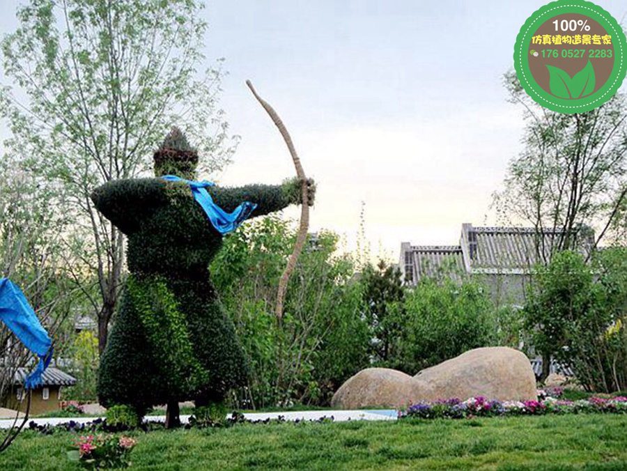 北京顺义人物动物绿雕厂家价格