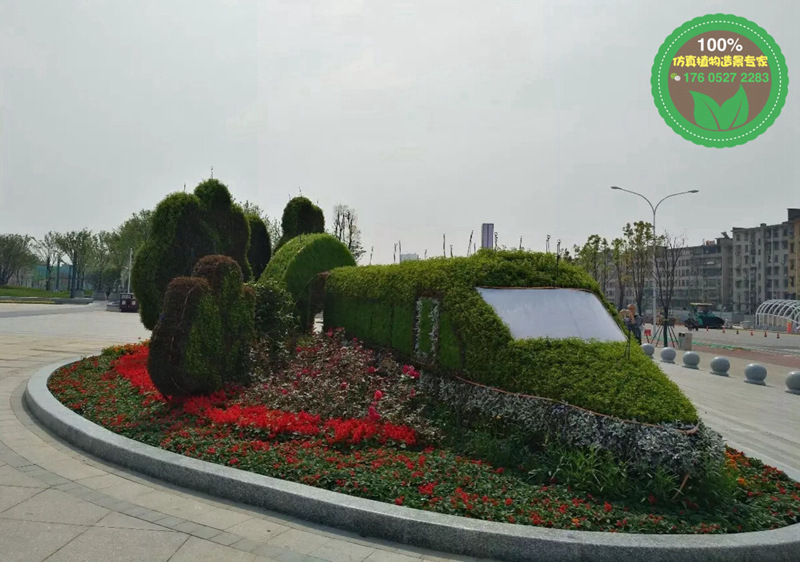福州福清五色草造型绿雕生产厂家
