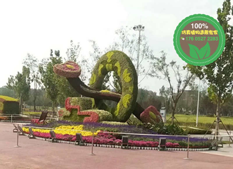 崇左江州大型立体花坛绿雕设计公司