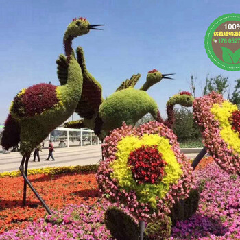 西咸空港五色草造型绿雕制作公司