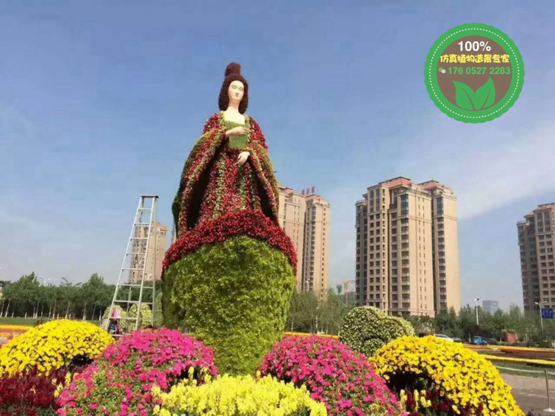 图片案例：林芝仿真绿雕植物墙在线报价