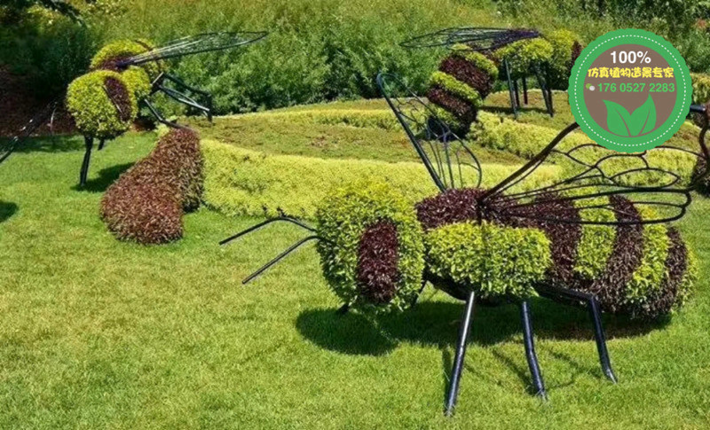 淮陽人物動物綠雕制作流程