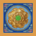 寺廟裝修吊頂佛教文化流傳藝術(shù)彩繪天花板