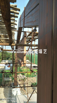 潮陽木紋漆施工替代防腐木使用壽命長