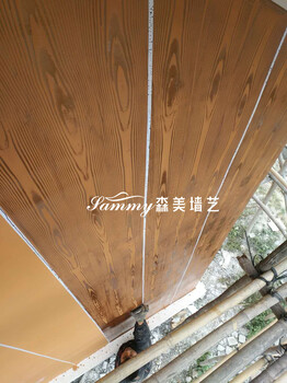 安順木紋漆施工金屬廣告牌木紋漆施工水泥內外墻仿木紋漆