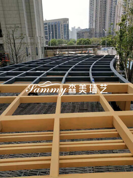 濟(jì)南木紋漆施工水泥內(nèi)外墻仿木紋漆施工混凝土方柱木紋漆施工工藝