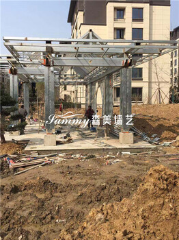 浙江舟山定海區(qū)廣宇錦瀾8號(hào)色鍍鋅管施工