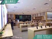 新时代华为3.5版挂钩配件柜3.5版体验台专卖店华为洽谈桌河南华为发光字厂家图片2