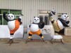 四川玻璃钢雕塑厂家生产的可爱熊猫造型玻璃钢批发价出售