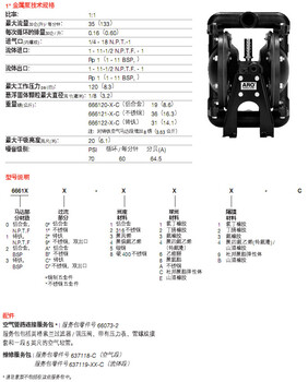 ARO666120-3EB-C水性气动隔膜泵