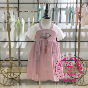 品牌折扣童裝貨源漢服尾貨庫存批發(fā)