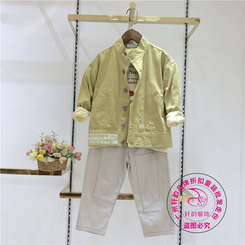 湖州童裝安黎小鎮(zhèn)品牌童裝秋裝貨源批發(fā)品牌折扣童裝尾貨