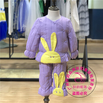 泉州巴布豆女男童加厚羽絨服童裝批發(fā)貨源哪里好