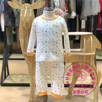 秋季洛瑞凯童装品牌折扣批发儿童套装家居服品牌折扣童装店货源