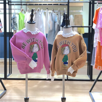 休閑童裝品牌子涵公社男女童秋裝衛(wèi)衣品牌童裝折扣批發(fā)