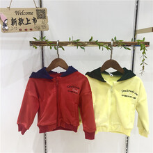 佛山童裝尾貨批發(fā)市場(chǎng)兒童加絨衛(wèi)衣貨源綠鉛筆童裝品牌折扣圖片