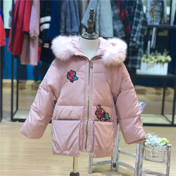 羽絨服童裝貨源批發(fā)太陽雪人專柜牌庫存童裝走份